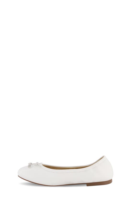 Shop Sam Edelman Kids' Felicia Ballet Flat In White