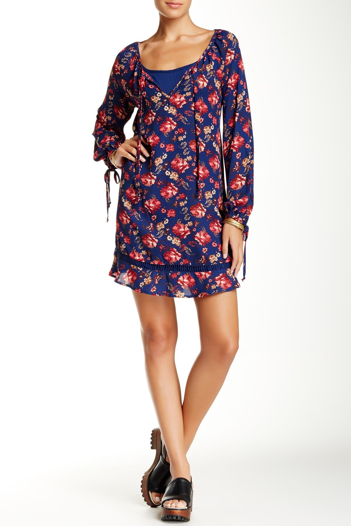 long sleeve prairie dress