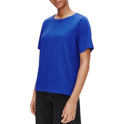 Eileen Fisher Crewneck T-Shirt, Blue