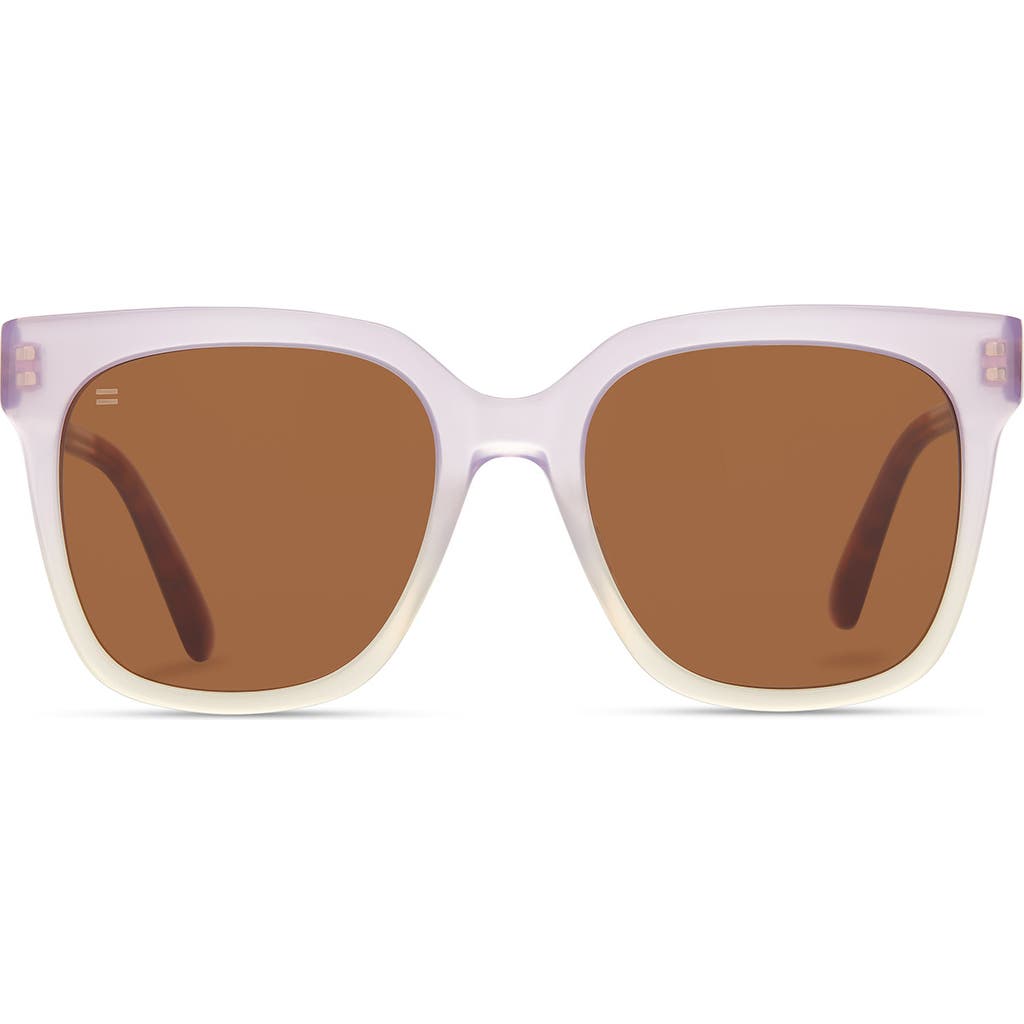 Toms Natasha 53mm Polarized Square Sunglasses In Pink
