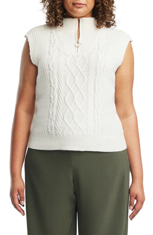 Kennet Knit Vest in Cream