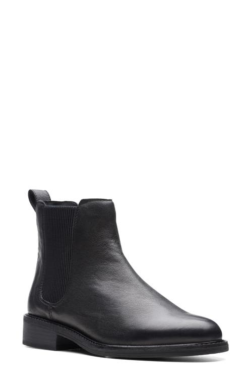 Clarks(r) Cologne Arlo 2 Chelsea Boot in Black Leather