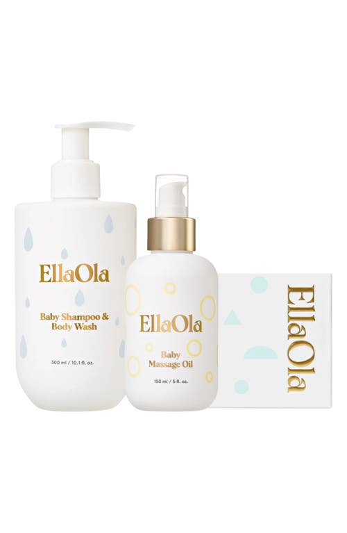 EllaOla The Baby's 3-Piece Spa Bundle Set in White at Nordstrom