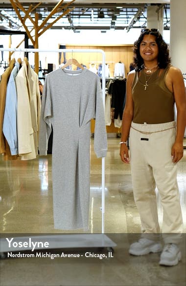 atomar hvid Indsigtsfuld Isabel Marant Étoile Meg Long Sleeve Cotton Blend Sweater Dress | Nordstrom