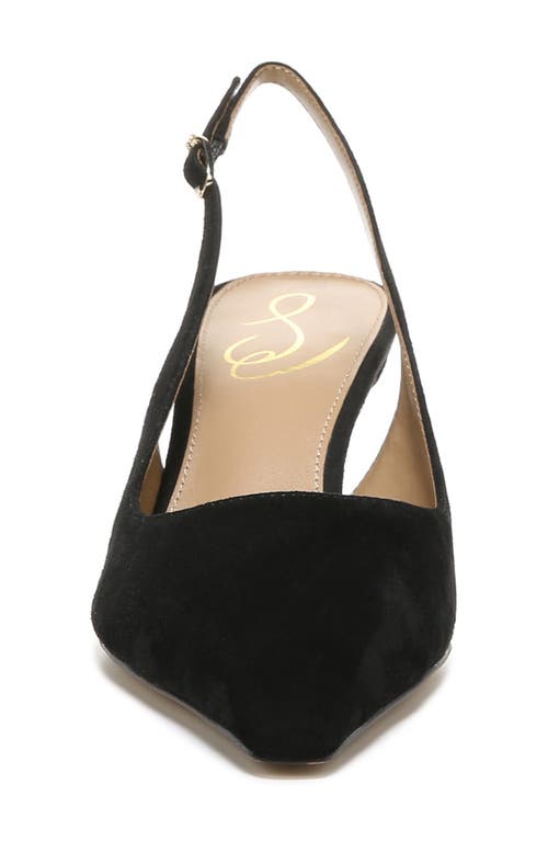 Shop Sam Edelman Bianka Slingback Pump In Black/black