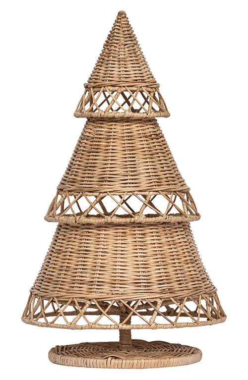 Juliska Provence Small Rattan Tree In Whitewash