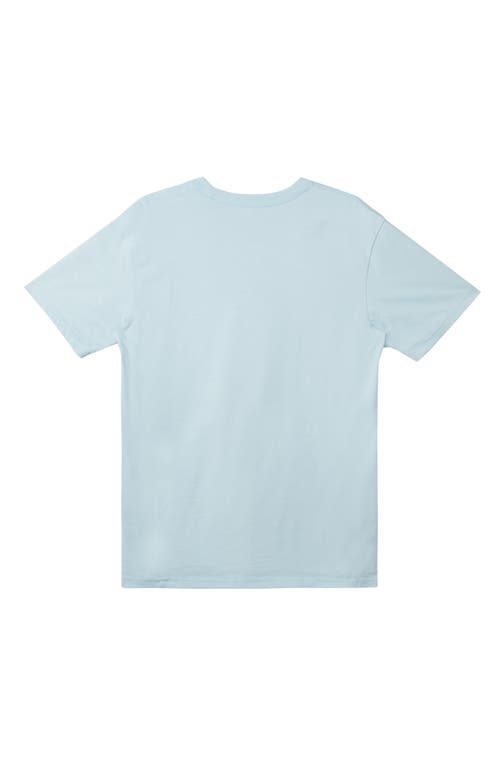 Shop Quiksilver Speedy Organic Cotton Graphic T-shirt In Winter Sky