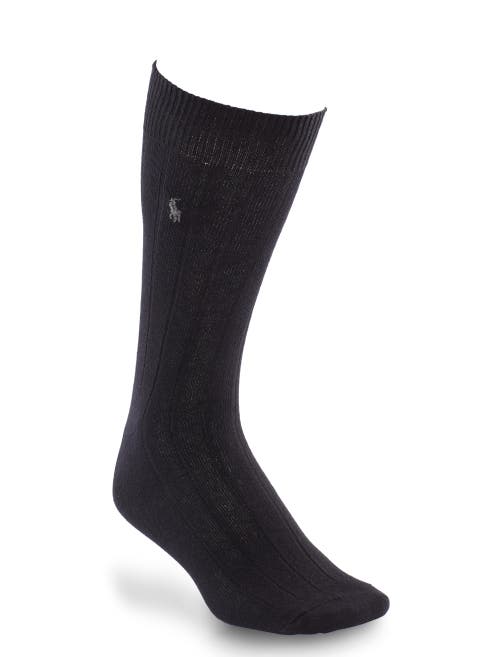Polo Ralph Lauren 3-pk Dress Socks In Black