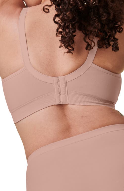 Shop Bravado Designs Body Silk Seamless Recycled Nylon Blend Wireless Maternity/nursing Bra In Cameo