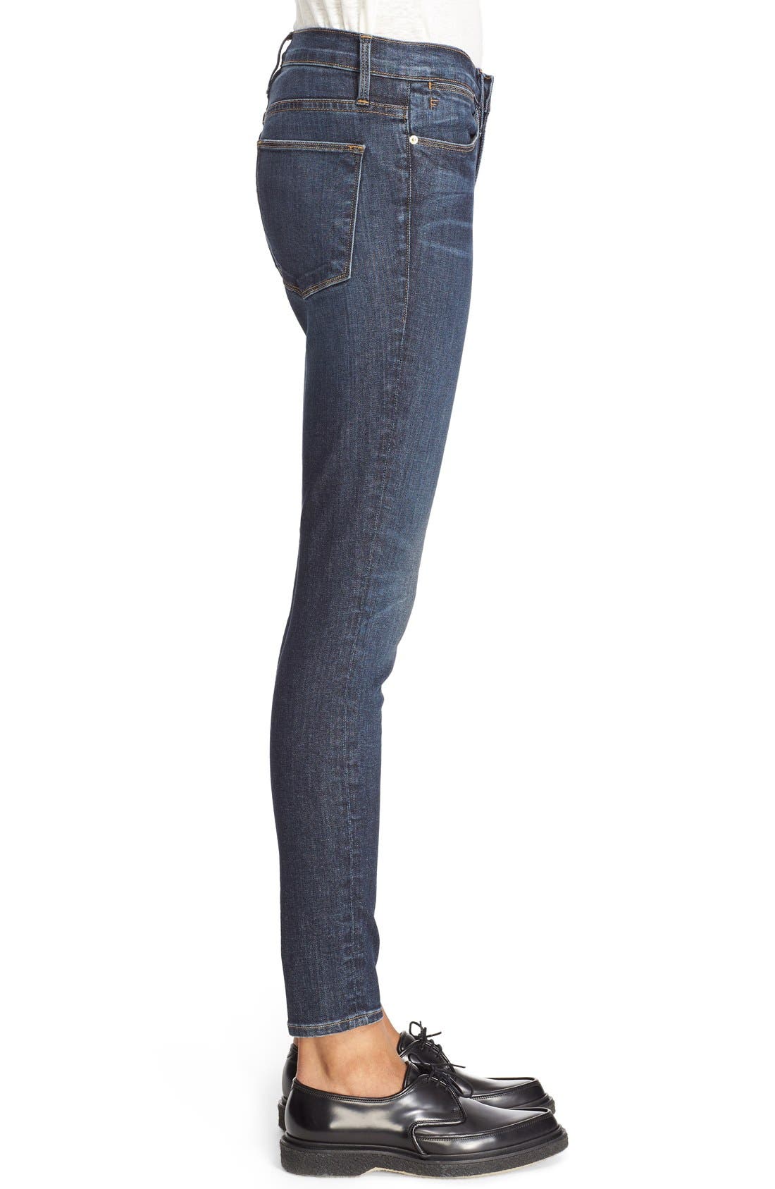 FRAME Le High Skinny High Waist Crop 