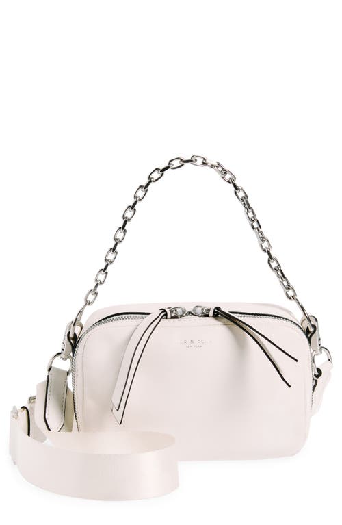 Cami Leather Camera Bag in Antique White