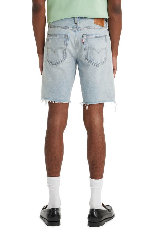 Shop Levi's 412 Slim Fit Ripped Denim Shorts In Get To The Check Dx Short