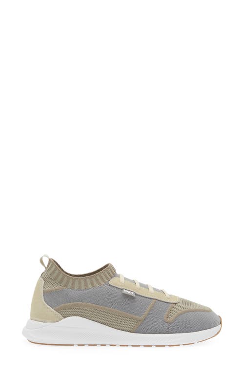 Shop Naot Adonis Slip-on Sneaker In Beige/grey Knit