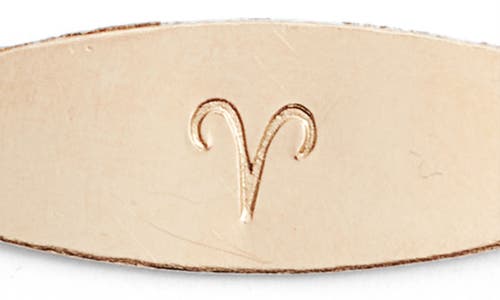 Set & Stones Zodiac Sign Id Bracelet In Aries