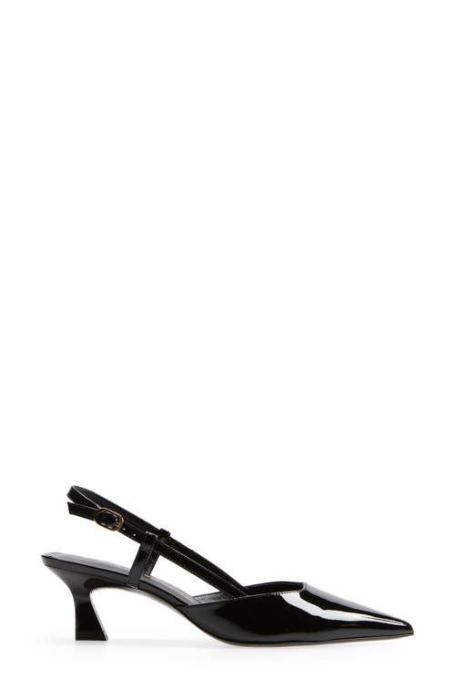 Shop Stuart Weitzman Vinnie 50 Slingback Pump In Black