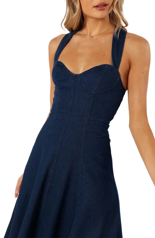 Petal And Pup Petal & Pup Everly Crossback Midi Dress In Blue
