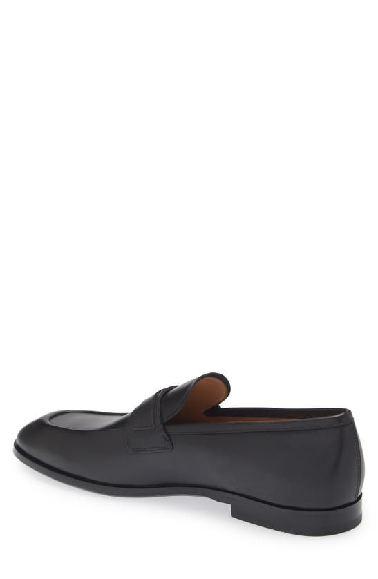 Ferragamo Florio Loafer In Nero New Biscotto