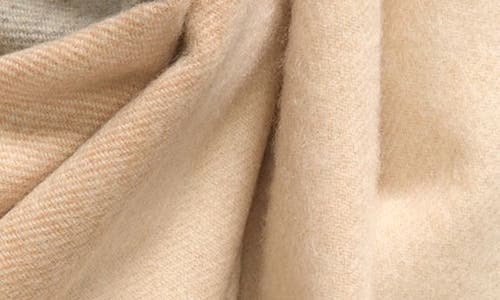 JOHNSTONS OF ELGIN JOHNSTONS OF ELGIN BLOCK CHECK CASHMERE FRINGE SCARF