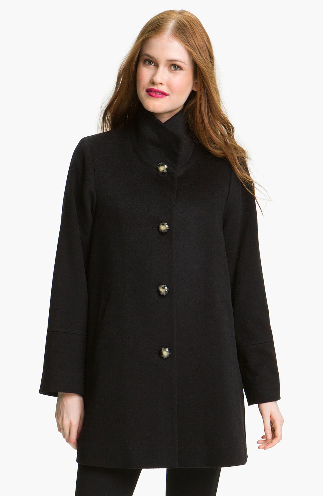 Fleurette Stand Collar Cashmere Coat Nordstrom