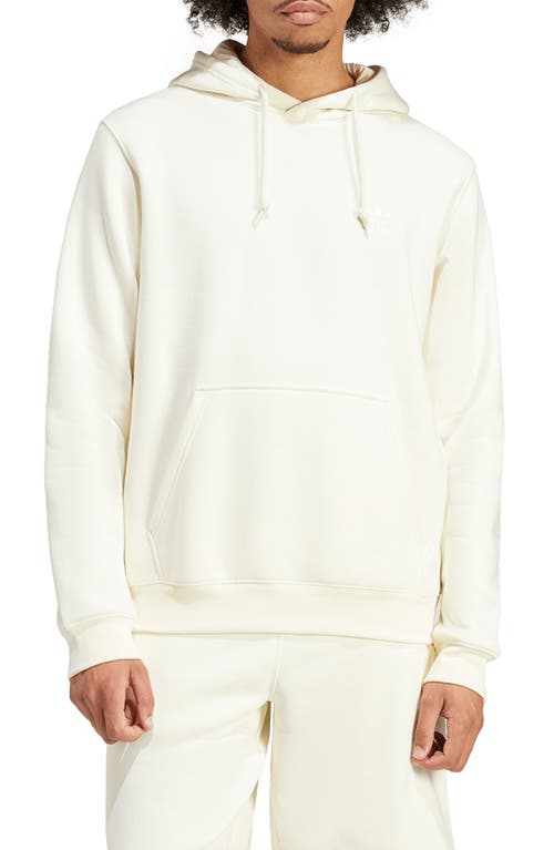 adidas Originals Essential Cotton Blend Hoodie in Ivory at Nordstrom, Size Large R