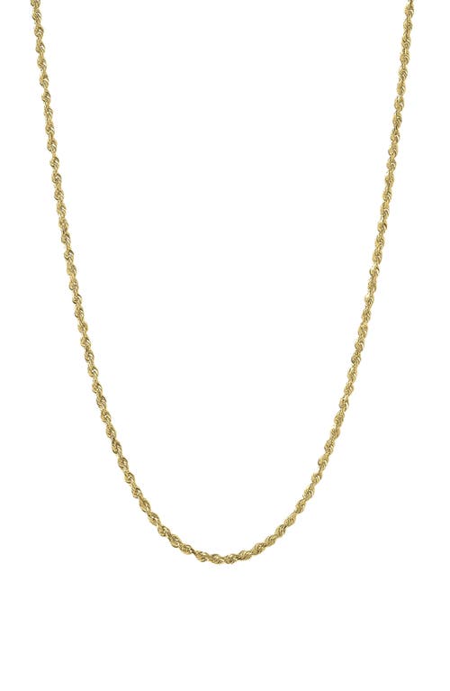 Awe Inspired Twisted Rope Chain Necklace in Gold Vermeil