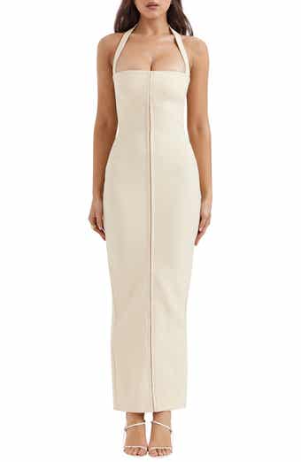 House Of CB Sariah Contour Tailored Blazer In Ivory
