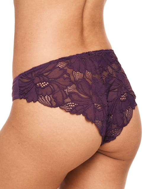 Shop Adore Me Harlowe Bikini Panties In Dark Purple