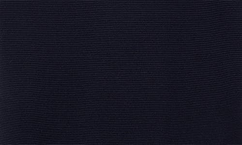 Shop Mango Short Sleeve Rib Sweater In Dark Navy