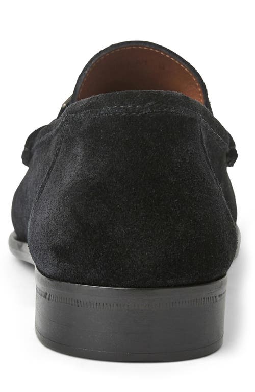 Shop Bruno Magli Trieste Bit Loafer In Black Suede