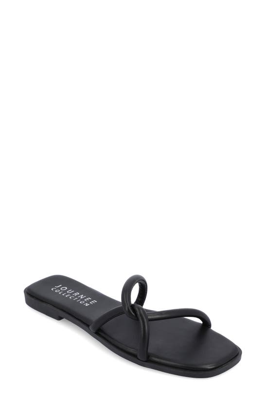 Journee Collection Tru Comfort Lauda Sandal In Black