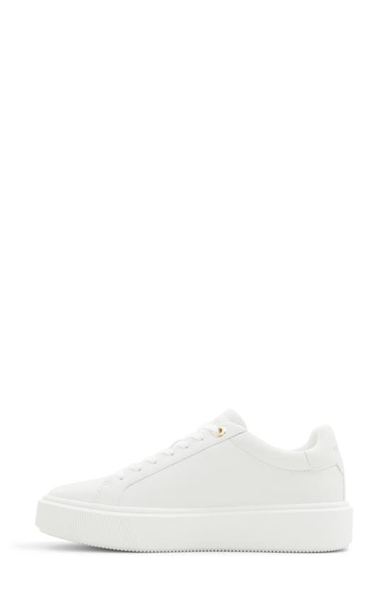 Shop Ted Baker Lornie Platform Sneaker In Gold