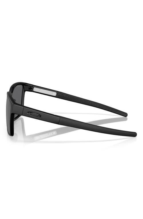 Oakley Men's Polarized Sunglasses, Oo4143 Parlay In Matte Black