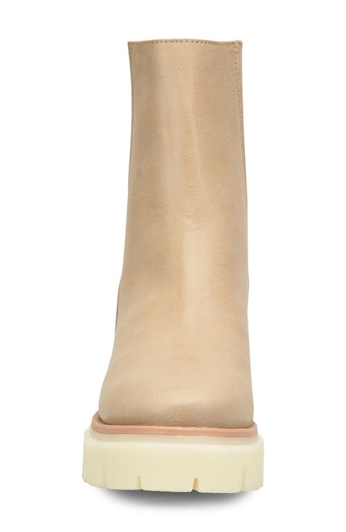 Korks Vivi Lug Sole Boot In Cream