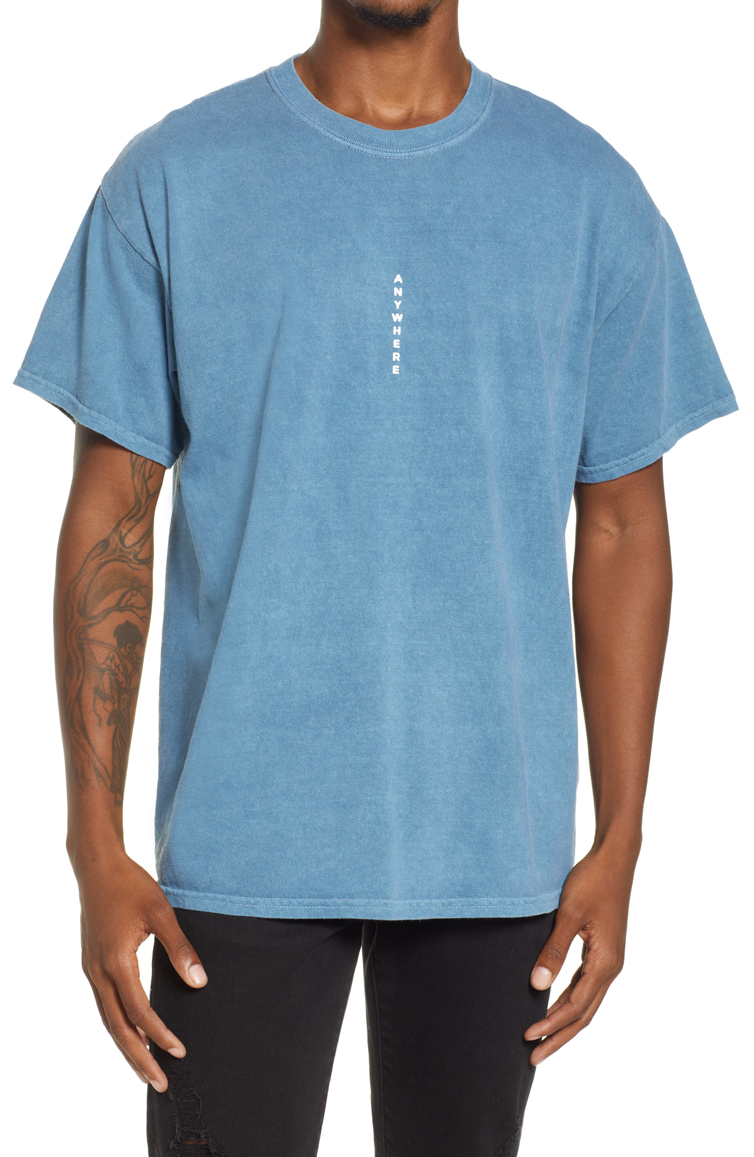 topman high neck t shirt
