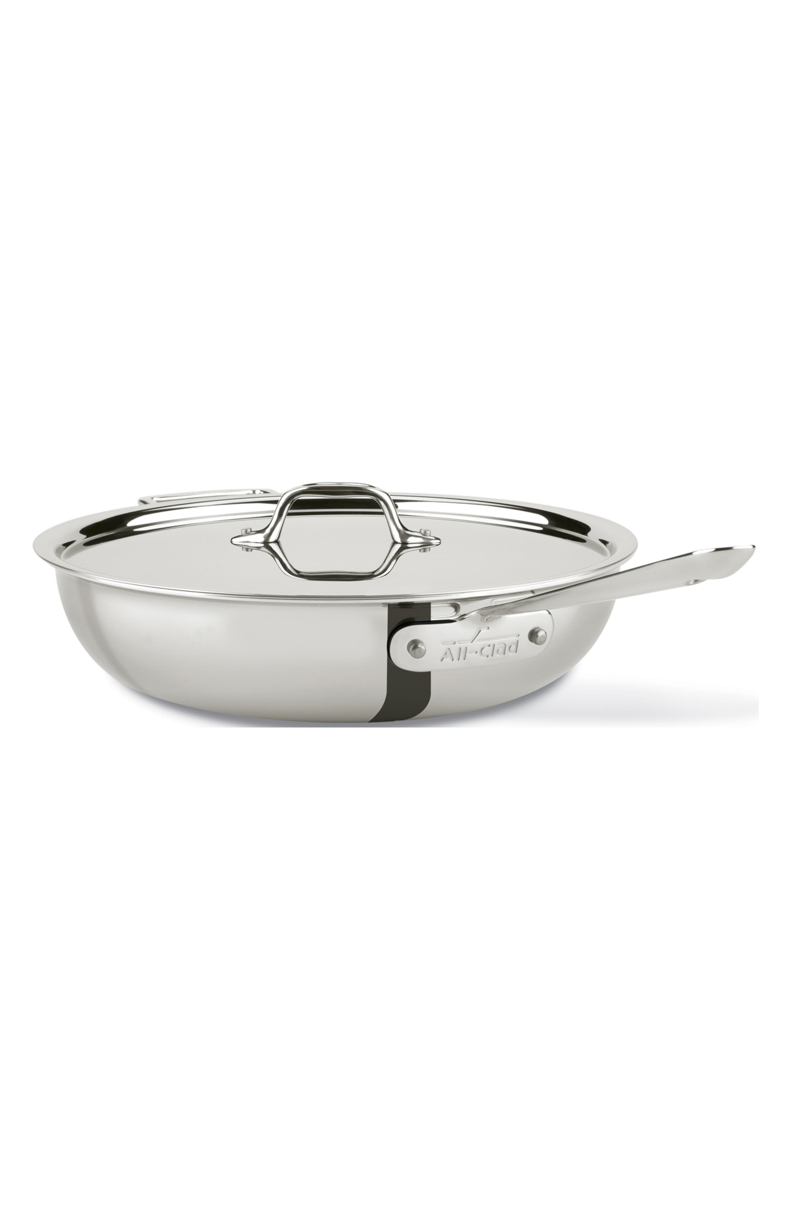 UPC 011644899417 product image for All-Clad 4-Quart Stainless Steel Weeknight Pan, Size One Size - Metallic | upcitemdb.com