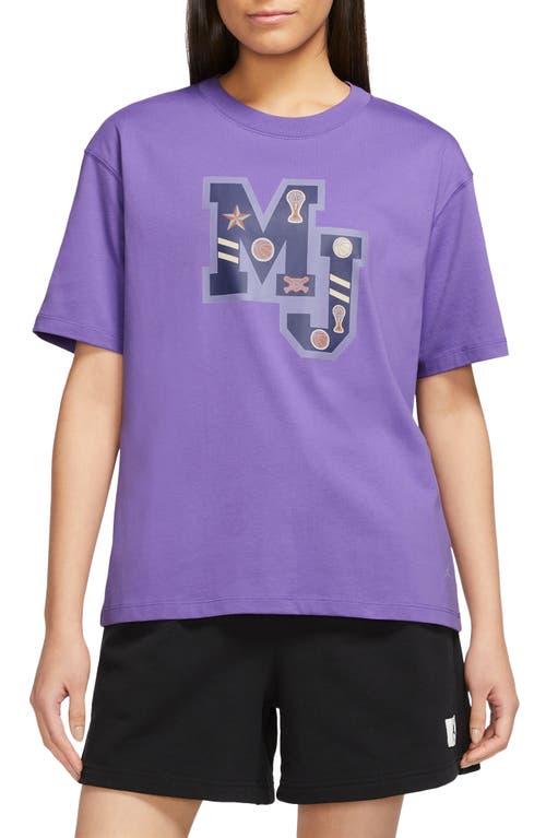 MJ Graphic T-Shirt in Action Grape/Sky Light Purple