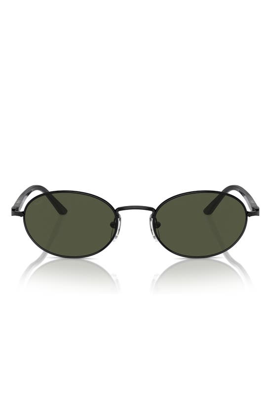 Shop Persol Ida 55mm Oval Sunglasses In Black
