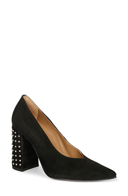 Pamina Pointed Toe Pump in Black