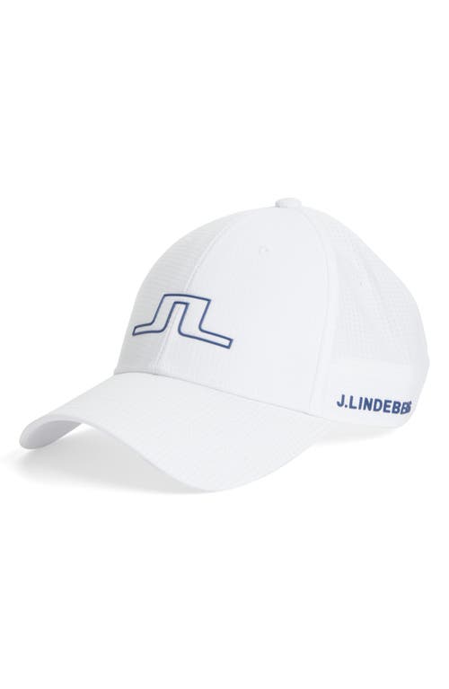 J. Lindeberg Caden Adjustable Cap in White