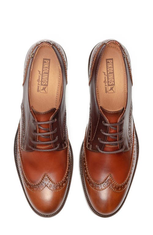 Shop Pikolinos Puertollano Wingtip Derby In Cuero