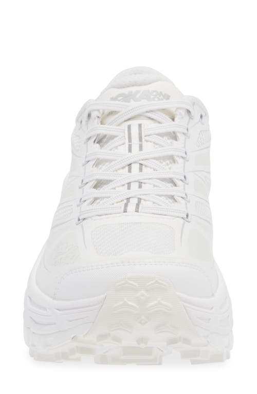 Shop Hoka Mafate Speed 2 Sneaker In White/lunar Rock