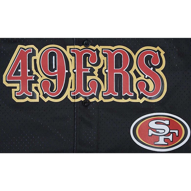 SAN FRANCISCO 49ERS LOGO MESH SHORT (BLACK) – Pro Standard