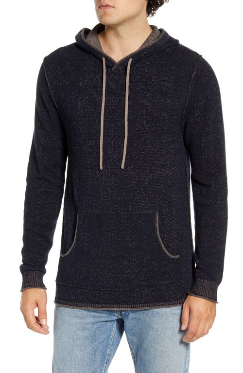 The Normal Brand Jimmy Hoodie Sweater In Navy