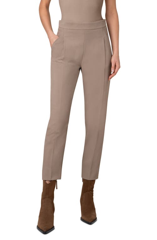 Shop Akris Punto Fiola Virgin Wool Ankle Pants In Malt