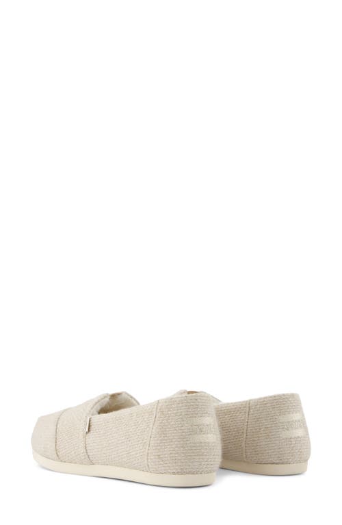 Shop Toms Alpargata Classic Slip-on In Natural