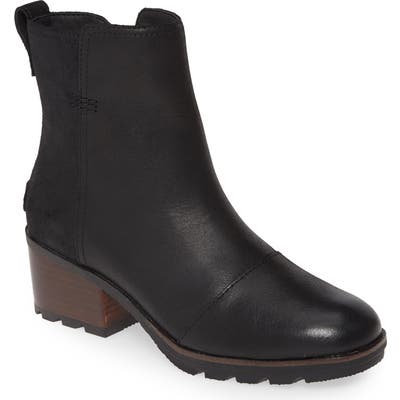Sorel Cate Waterproof Bootie, Black