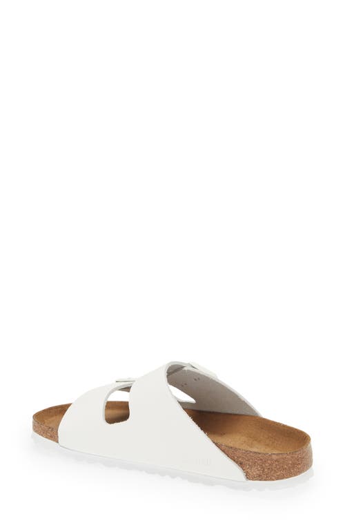 Shop Birkenstock Soft Slide Sandal In White