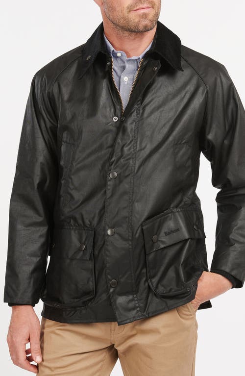 BARBOUR BARBOUR BEDALE WATER RESISTANT WAXED COTTON JACKET 