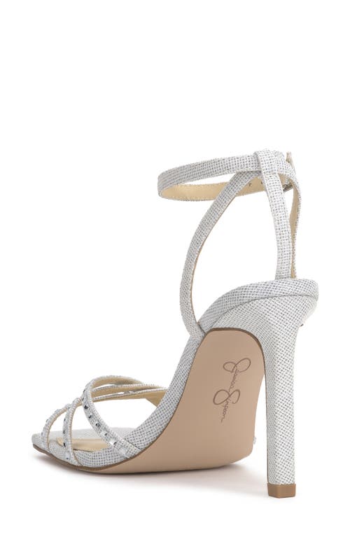 Jessica Simpson Leonah Ankle Strap Sandal In Silver