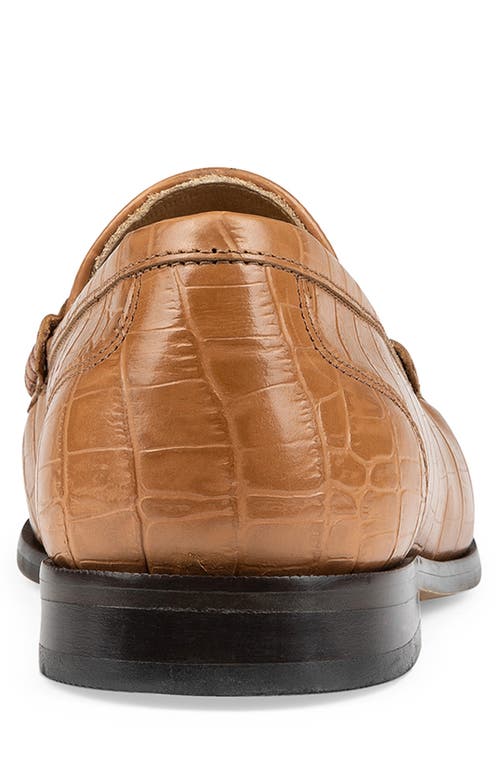 DONALD PLINER DONALD PLINER CROC EMBOSSED BIT LOAFER